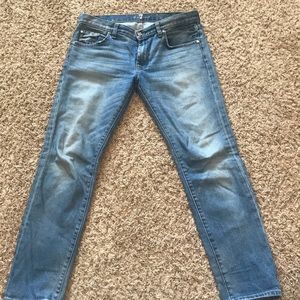 Sevens relaxed skinny crop jeans